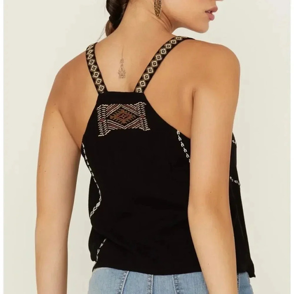 SHYANNE WOMEN'S SOUTHWESTERN EMBROIDERED V-NECK CAMI SIZE S. - Picture 3 of 10